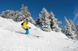 Photo: Descente rapide sur la piste Descente rapide sur la piste