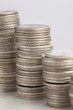 Photo: Stacks Of Silver Coins Stacks Of Silver Coins