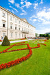 Mirabellgarten mit Schloss Mirabell in Salzburg, Österreich