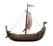 Photo: Viking Ship isolated Viking Ship isolated