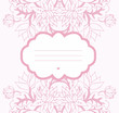 floral romantic card