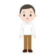 中年太りのおじさん