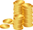 stack of coins