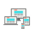 Responsive web design on different devices