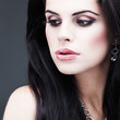 Photo: portrait elegant sexual woman in fashion style portrait elegant sexual woman in fashion style