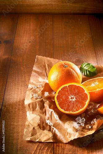 Photo: Two juicy oranges Two juicy oranges