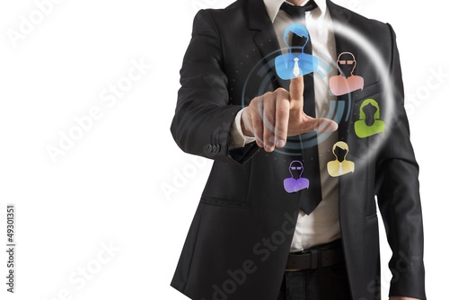Photo: Social Network Interface Social Network Interface