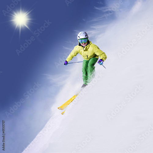Photo: skier skier