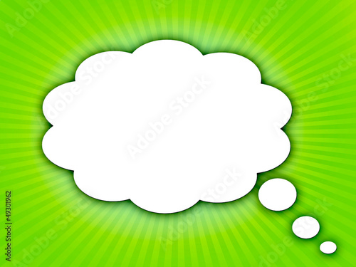 Illustration: Cloud speech Cloud speech