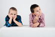 gelangweilte Kinder