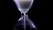 Video: hourglass on a black background 1 hourglass on a black background 1