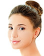 Beautiful Girl face. Perfect skin