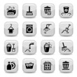 cleaning icons set