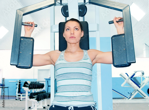 Photo: Woman in fitness club Woman in fitness club