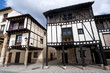 Traditional houses in Covarrubias, Burgos, Spain