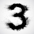 Grunge letter - alphabet symbol design