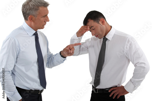 Photo: Chief taunting employee Chief taunting employee