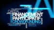Financement participatif crowdfunding nuage de mots vidéo
