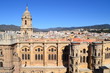 Vista aerea catedral Malaga