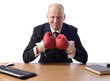 businessman fight