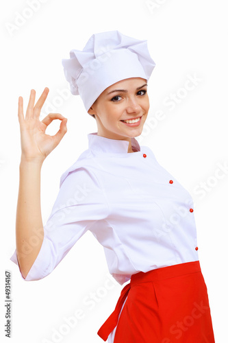 Photo: Young cook preparing food Young cook preparing food