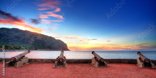 Photo: Vestiges de l'histoire de la Réunion. Vestiges de l'histoire de la Réunion.
