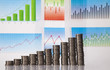 Photo: Rising coin chart Rising coin chart