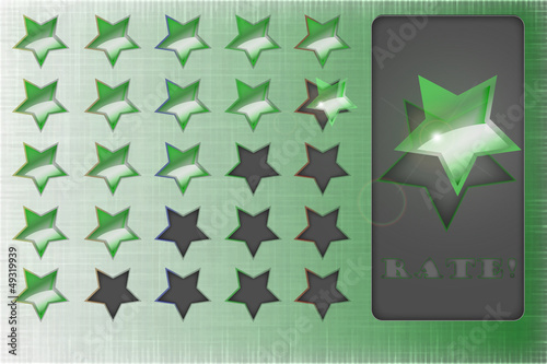 Vector: Stelle rating Stelle rating