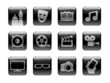 Icon set on the "Entertainment Media" theme
