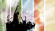 Music event background