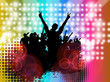 Clubbing. Dancing people