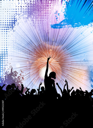 Illustration: Dancing people Dancing people