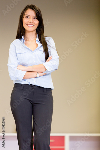 Photo: Confident saleswoman Confident saleswoman