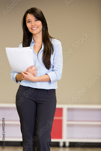 Photo: Businesswoman at the office Businesswoman at the office