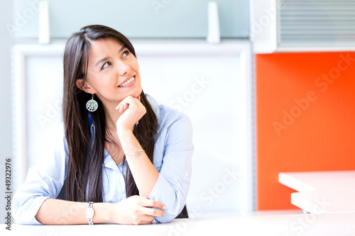 Photo: Thoughtful businesswoman Thoughtful businesswoman