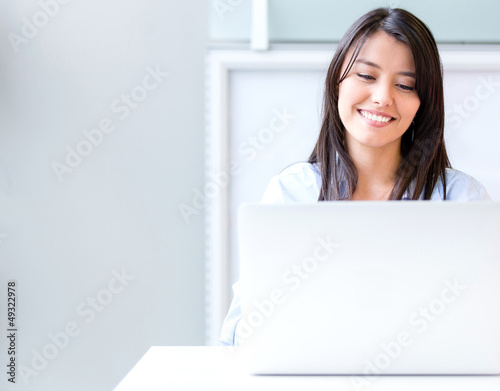 Photo: Business woman at the office Business woman at the office