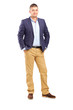 Photo: Full length portrait of a young handsome male posing Full length portrait of a young handsome male posing