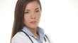 Medical doctor - serious woman portrait
