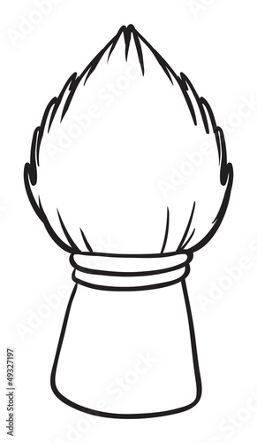 Vector: A small all-purpose brush A small all-purpose brush