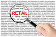 Retail sign