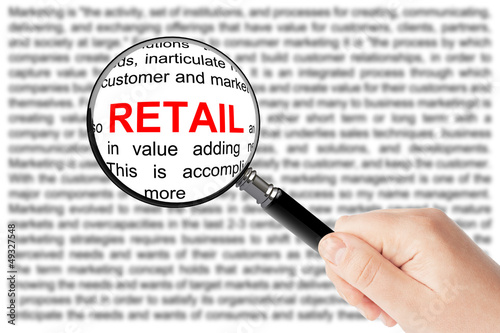 Photo: Retail sign Retail sign