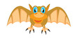 Vector: Bat on white background Bat on white background