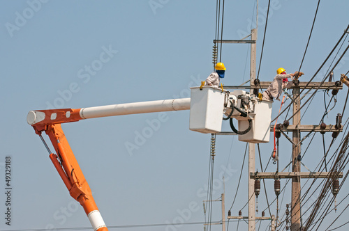 Photo: Electrical maintenance Electrical maintenance