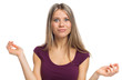 Funny cute woman