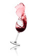 red wine splash