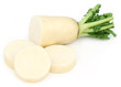 Photo: Fresh radish over white background Fresh radish over white background