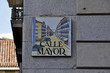 Typical street signal of Madrid (Spain)