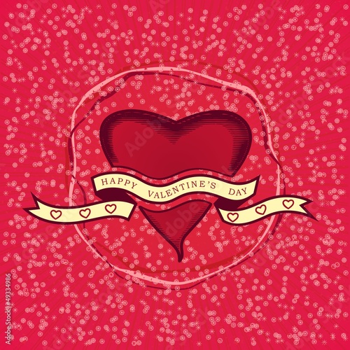 Vector: Just a beautiful Valentine card Just a beautiful Valentine card