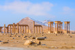 Ancient Roman time city in Palmyra, Syria.