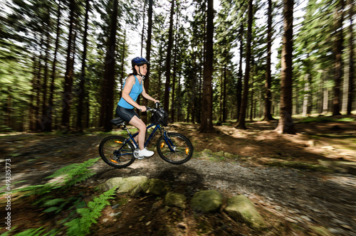 Photo: Woman cycling Woman cycling